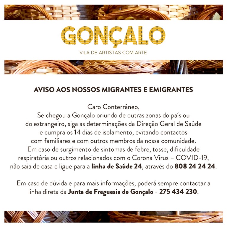 Imagem Aviso a migrantes e emigrantes